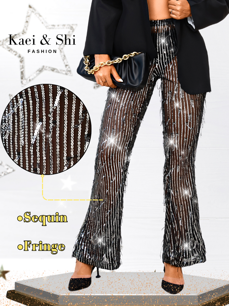  Kaei&Shi Sexy New Years Eve Outfits For Women Sequin