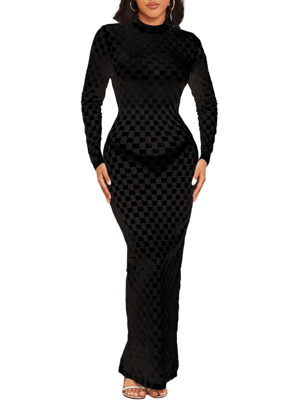sheer birthday dress Sexy Applique Sheer Mesh Birthday Dress – Stylist Styles main image 1