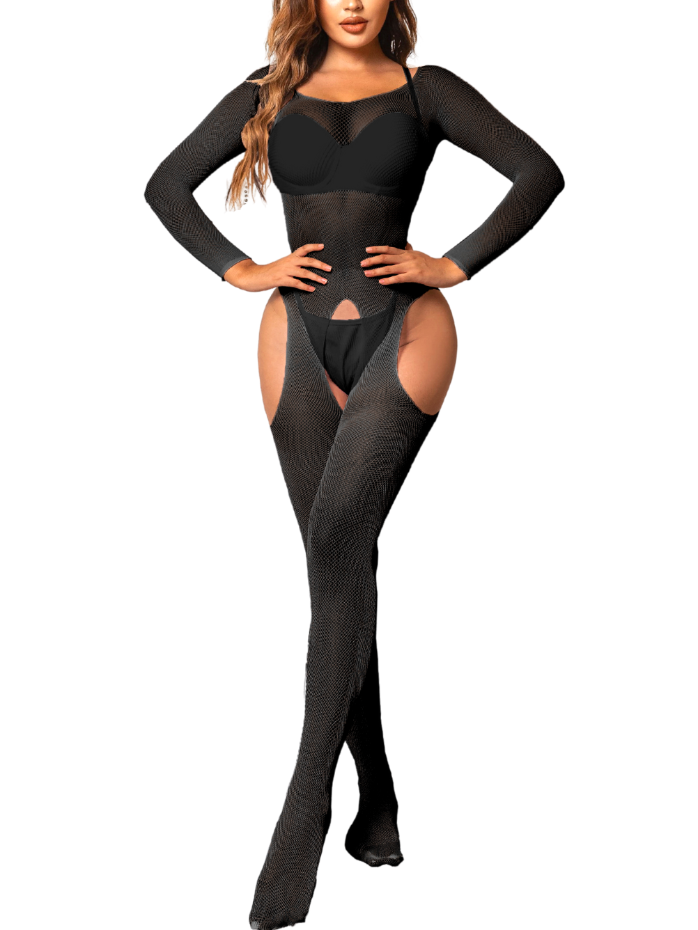 Kaei&Shi Fishnet Bodysuits Backless, Nightout Sexy Bodystocking, Cutou Kaei&Shi Fishnet Bodysuits Backless, Nightout Sexy Bodystocking, Cutou