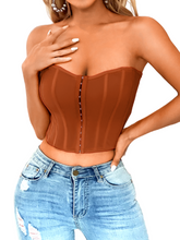 Load image into Gallery viewer, Kaei&amp;Shi Summer Corset Casual, Tube Tops 2000s Fashion, Concert Party Clubwear
