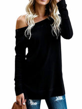 Load image into Gallery viewer, Kaei&amp;Shi Side Silt One Shoulder,Off Shoulder Tops for Women
