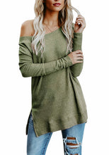 Load image into Gallery viewer, Kaei&amp;Shi Side Silt One Shoulder,Off Shoulder Tops for Women
