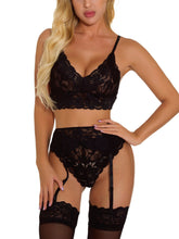 Load image into Gallery viewer, Kaei&amp;Shi Sexy Lingerie for Women,High Waisted Lace Bra and Panty Sets
