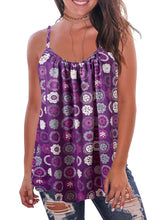 Load image into Gallery viewer, Kaei&amp;Shi Print Long Vest,Flowy Tank Top for Women
