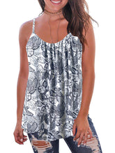 Load image into Gallery viewer, Kaei&amp;Shi Print Long Vest,Flowy Tank Top for Women
