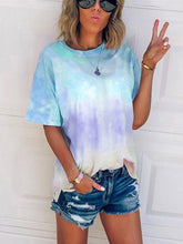 Load image into Gallery viewer, Kaei&amp;Shi Tie Dye Shirt Women, Ombre Tops
