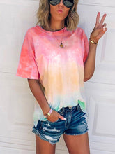 Load image into Gallery viewer, Kaei&amp;Shi Tie Dye Shirt Women, Ombre Tops
