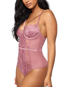 See Through Lingerie,V-Neck Lace Babydoll