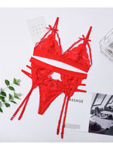 Load image into Gallery viewer, Kaei&amp;Shi Sexy Lingerie for Women, Heart Lingerie Set with Garter Belt
