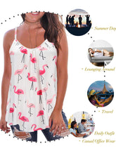 Load image into Gallery viewer, Kaei&amp;Shi Print Long Vest,Flowy Tank Top for Women
