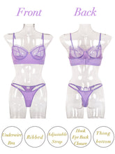 Load image into Gallery viewer, Kaei&amp;Shi Sexy Lingerie for Women,Ruffle 2 Piece Lace Lingerie Set
