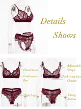 Load image into Gallery viewer, Kaei&amp;Shi Sexy Lingerie for Women,Two Piece Lace Lingerie Set
