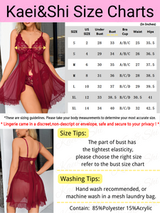 Kaei&Shi Maternity Long Dress, Wireless Lace Bra, Mid-Rise Panty, 2Pc Babydoll