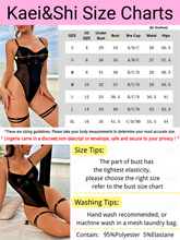 Load image into Gallery viewer, Kaei&amp;Shi Underwire Sexy Top, Snap Crotch, Leg Straps, Backless Thong Bodysuit
