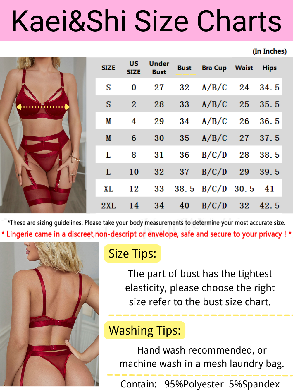 HOMRAA Women Sexy Erotic Lingerie Outfits Crochet Sheer Lace Bra and  Strappy Panty Pajamas Underwear (Color : Pink, Size : 38/85C) : :  Clothing, Shoes & Accessories